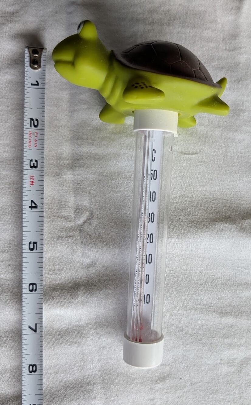 Effortless Pool Temperature Monitoring with Turtle Shaped Floating Thermometer